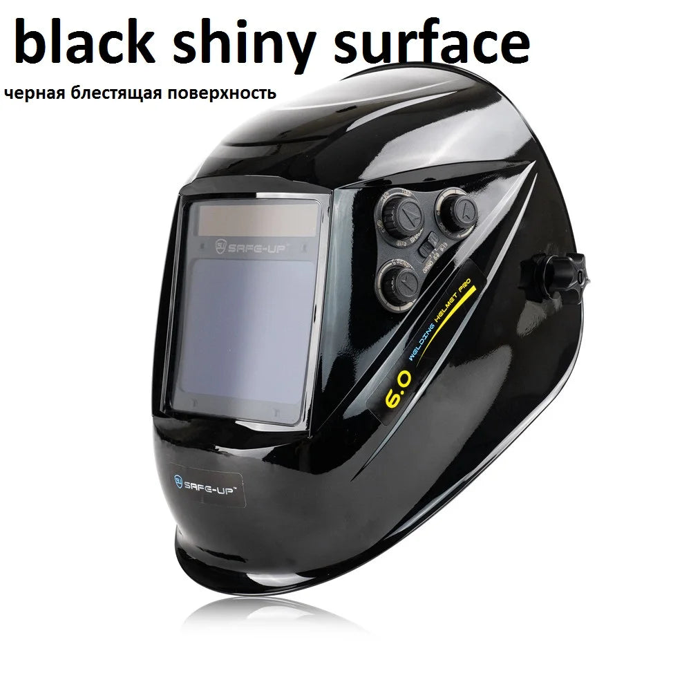 SAFE-UP MIG MAG TIG TRUE Color 4 Sensors Solar Cell Powered Auto Darkening Welding Helmet Welding Mask for Welder Machine