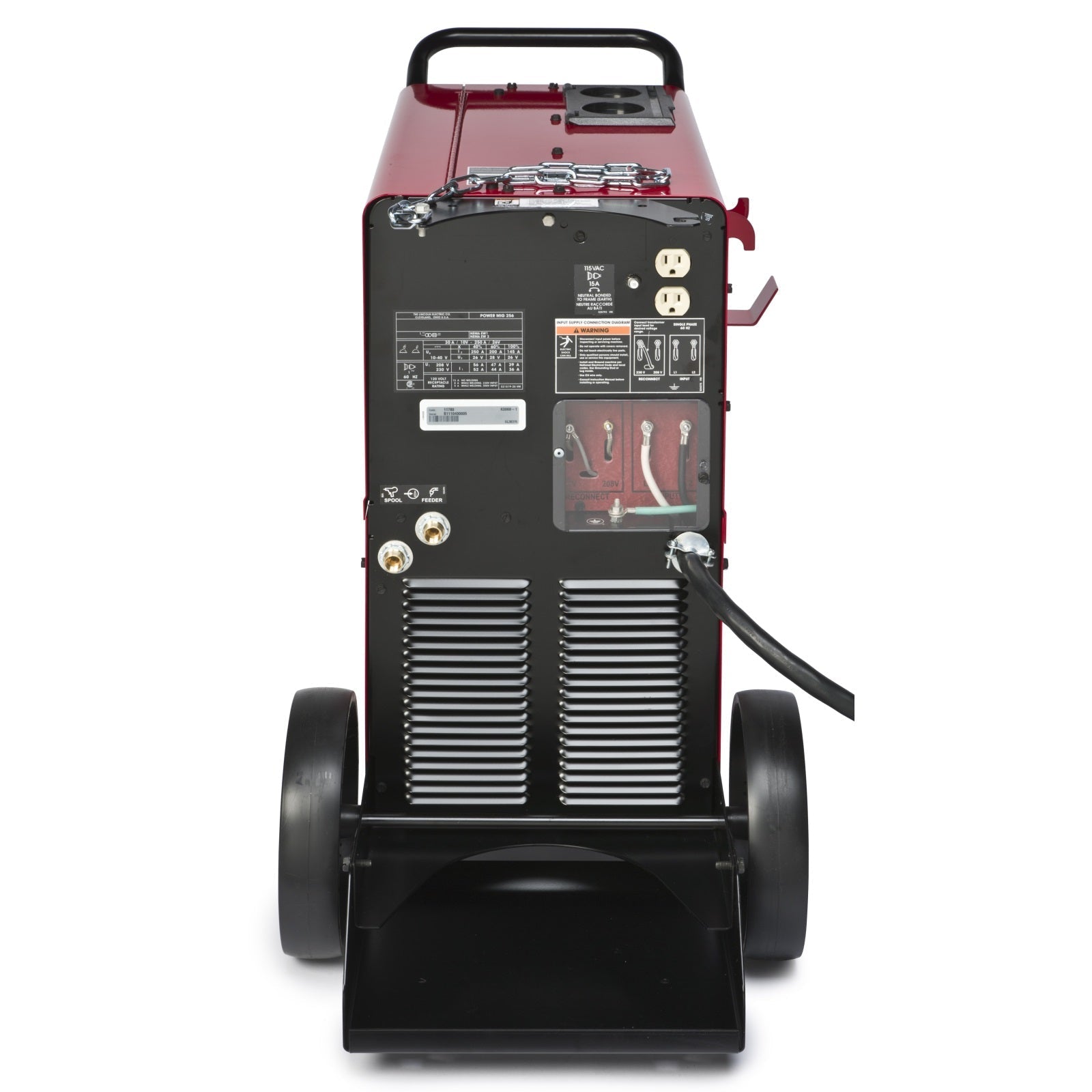 Lincoln Power MIG 256 Welder One-Pak w/ Spool Gun (208/230 V)(K3069-1)