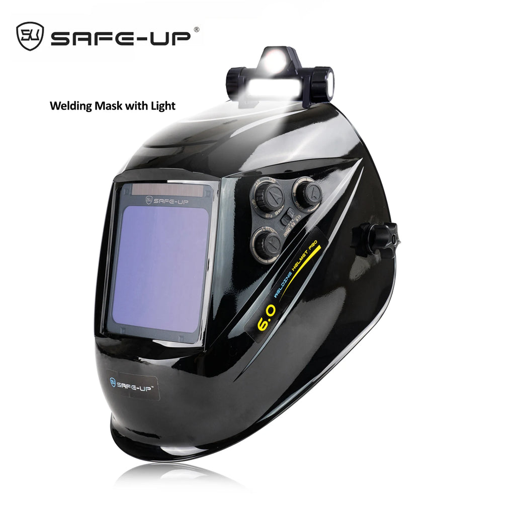 SAFE-UP MIG MAG TIG TRUE Color 4 Sensors Solar Cell Powered Auto Darkening Welding Helmet Welding Mask for Welder Machine