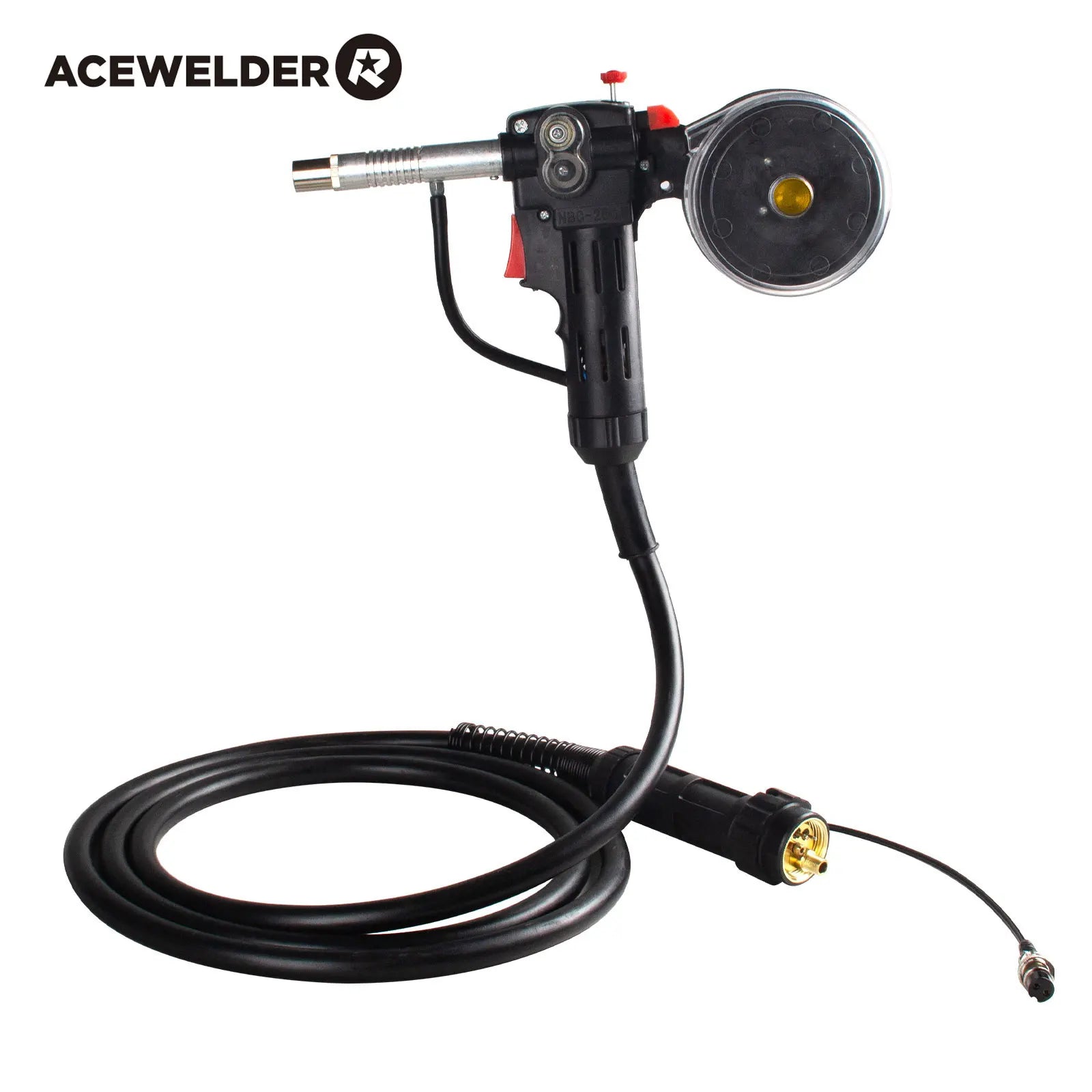 ACEWELDER 200A Aluminum MlG Welder With Pulse Gas MlG Gasless MIG Stick Lift TlG Spot Weld Welder 110/220V