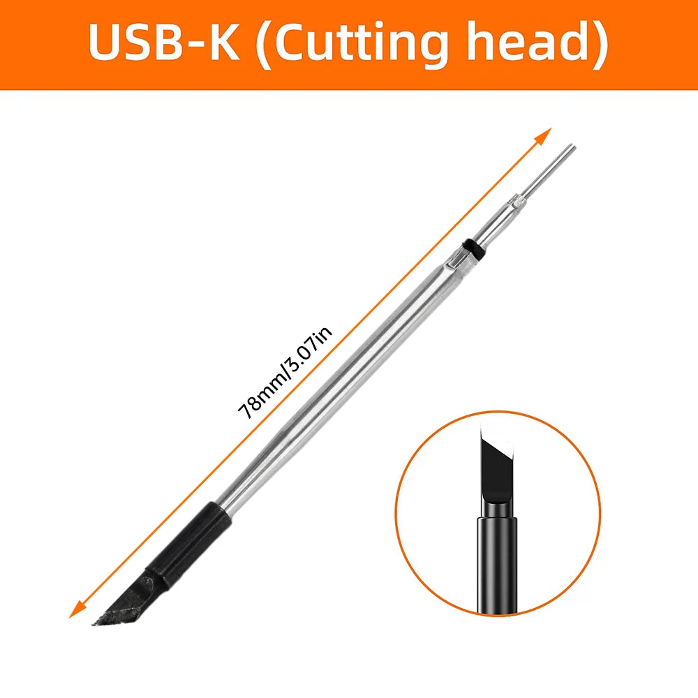 USB Soldering Iron Set Mini Digital Electric Soldering Iron Kit Type-C Interface Adjustable Temperature Solder Welding Iron Tool
